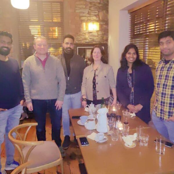 Dinner with Student Ambassadors of LYIT and Jill Murphy (International Education Manager at LYIT)